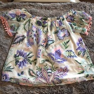 Off the shoulder summer top